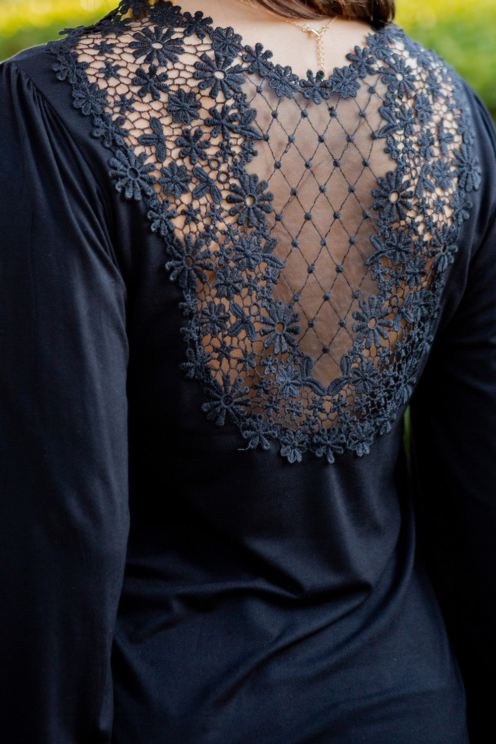 Orange Farm Back Patch Bell Sleeve Jersey Top-rayon/span in White view 8 - Rayonspan Top