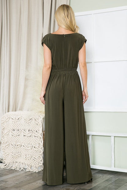 Orange Farm Wide Leg Jumpsuit view 12 - Wide Leg Jumpsuit Women (one-piece)