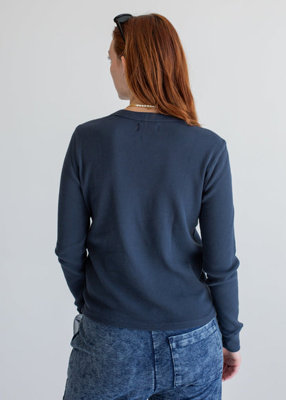 Organic Thermal Long Sleeve in M view 3 (piece)