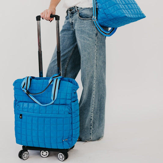 Original Style Tenley Quilted Tote Roller Bag in Blue - Bag Tote