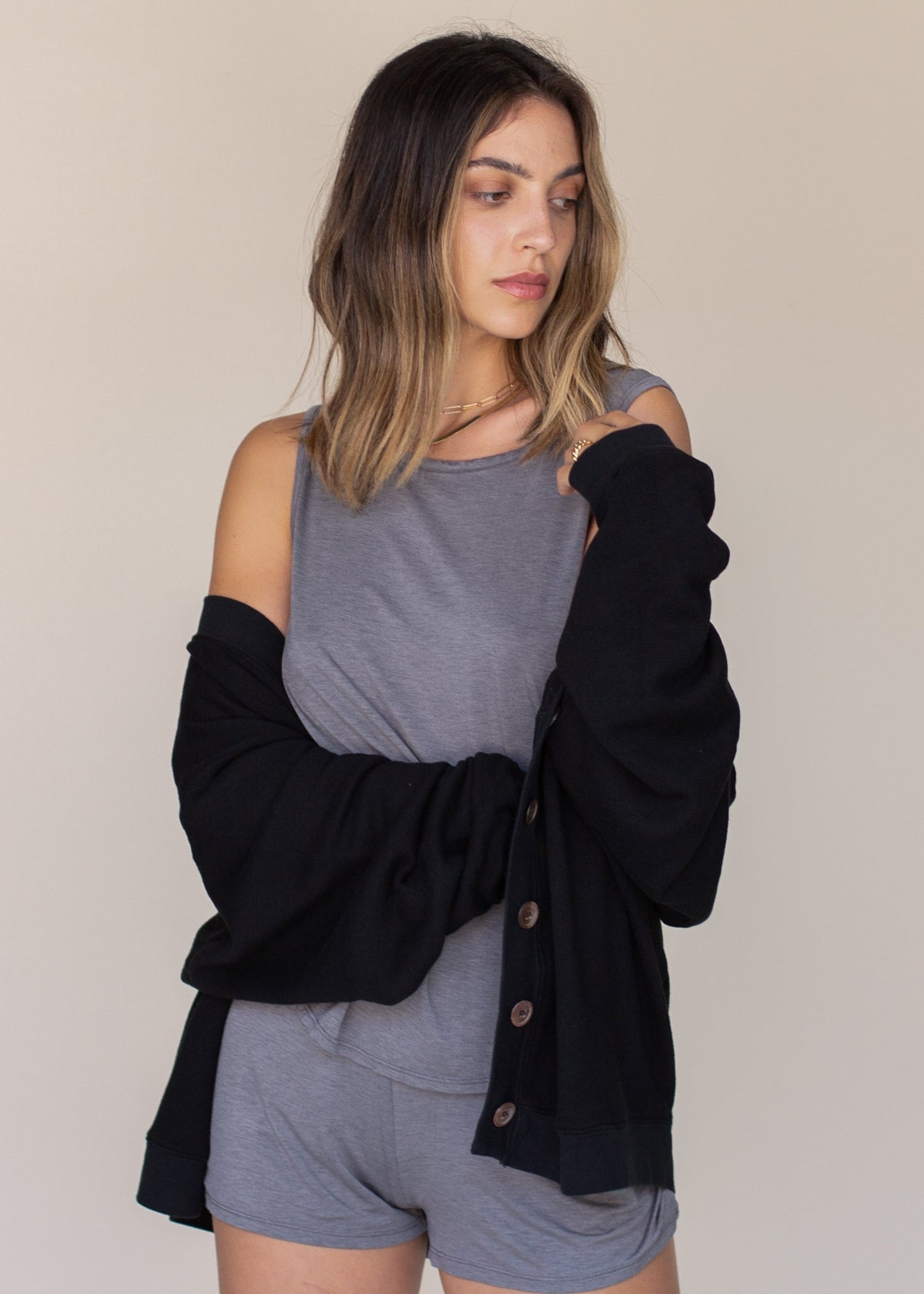 Oversized Cardigan in XS - Relaxed Fit - Oversized Cardigan Women (top)