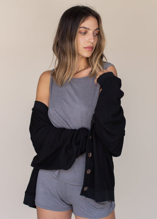 Oversized Cardigan in XS - Relaxed Fit - Oversized Cardigan Women (top)