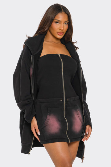 Oversized Ombre Hoodie Set - MeeeShop Women's Fashion
