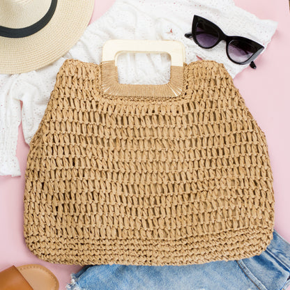 Oversized Straw Tote view 7 - Relaxed Fit - Oversized Straw Tote Bag