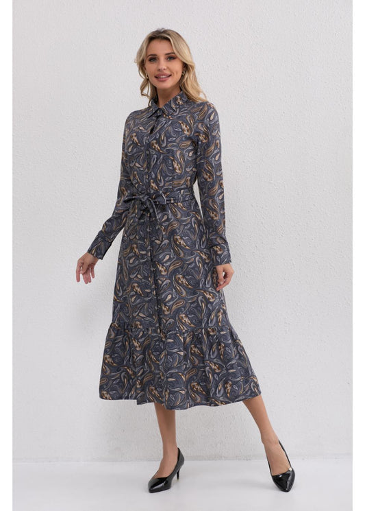Paisley Charm Midi Dress in S view 2