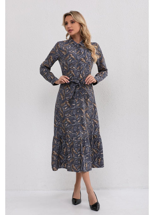 Paisley Charm Midi Dress in XS