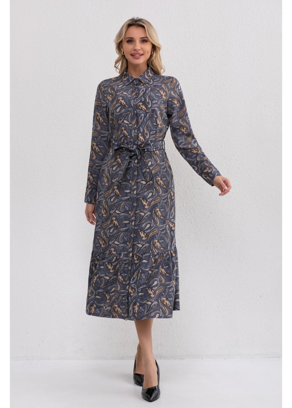 Paisley Charm Midi Dress L view 4 (dress) - midi dress, charm midi dress - shop at us.meeeshop