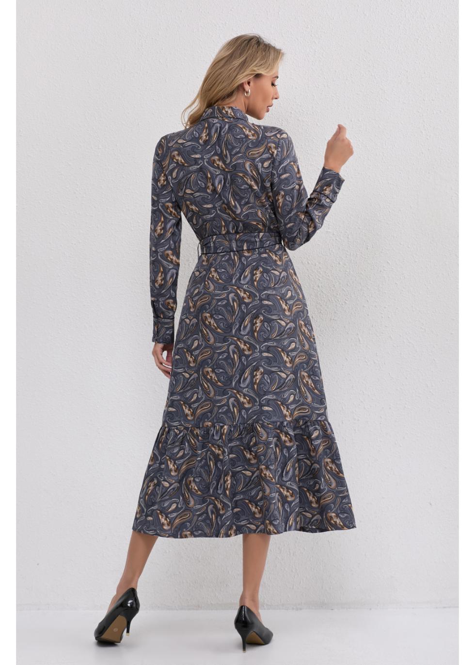 Paisley Charm Midi Dress view 6 (dress) - midi dress, charm midi dress - shop at us.meeeshop