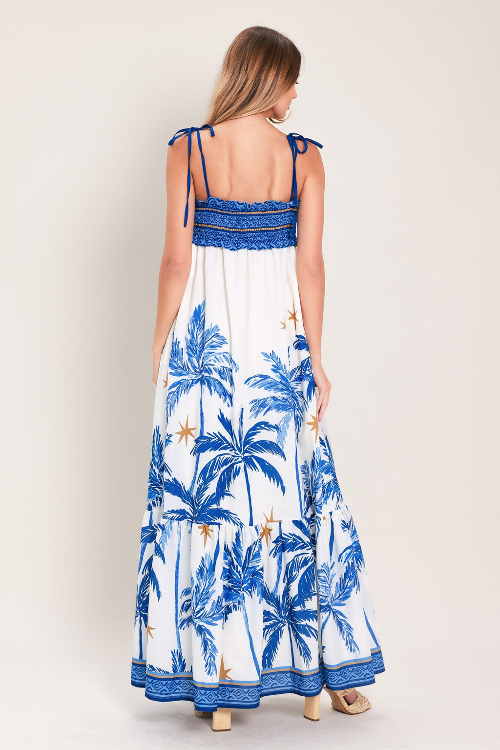 Palm Escape Woven Maxi Dress view 8 (dress) - maxi dress, woven maxi dress - shop at us.meeeshop