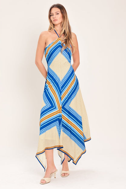 Paradise Code Woven Midi Dress in FUCHSIA view 4 - Paradise Dress Code