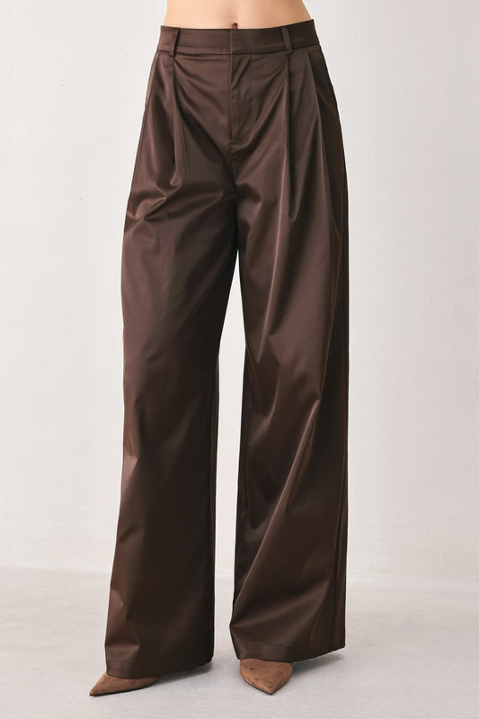 Parchment Relaxed-fit Woven Pants in BROWN - Relaxed Fit (bottom)