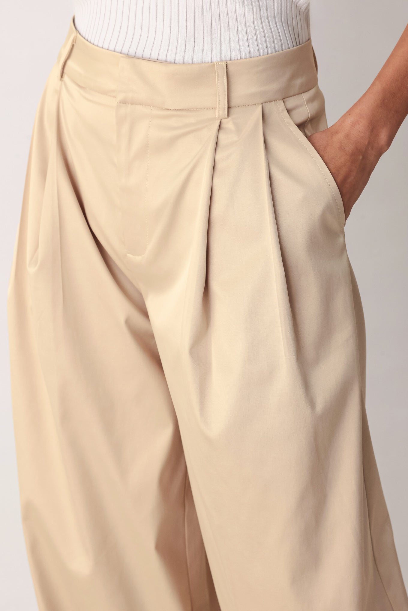 Parchment Relaxed-fit Woven Pants view 11 - Relaxed Fit (bottom)
