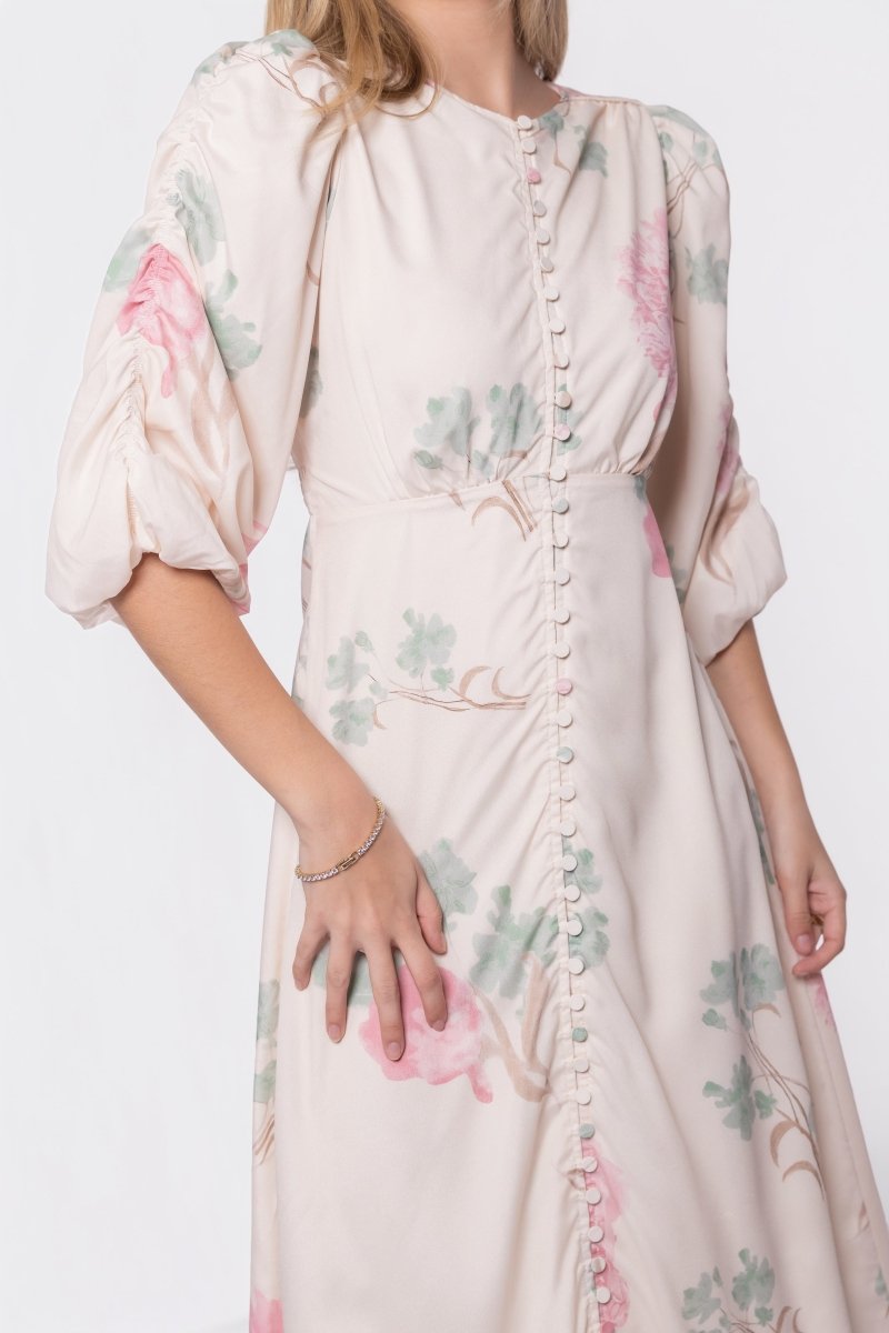 Patricia Dress (green Pink) view 6 (dress) - patricia heaton green dress, patricia velasquez green dres - shop at us.meeeshop
