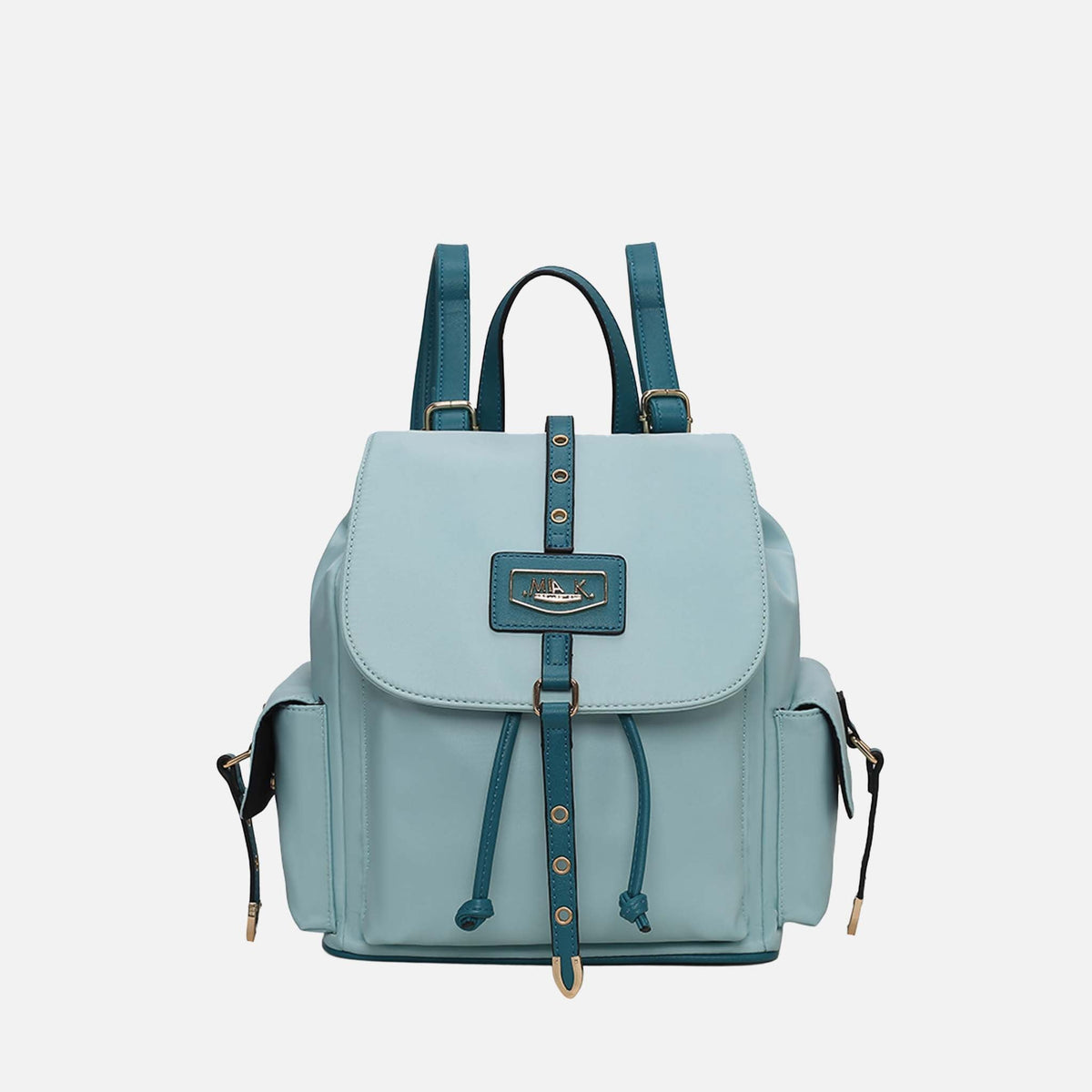 Paula Backpack Handbag in Taupe view 9 - Paula Frank Backpack
