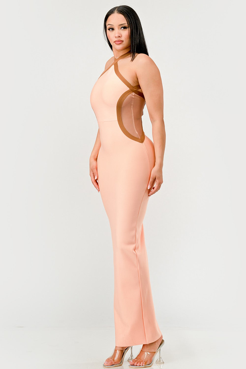 Peaches and Cream Infinity Gown Bandage Dress - MeeeShop Women's Fashion