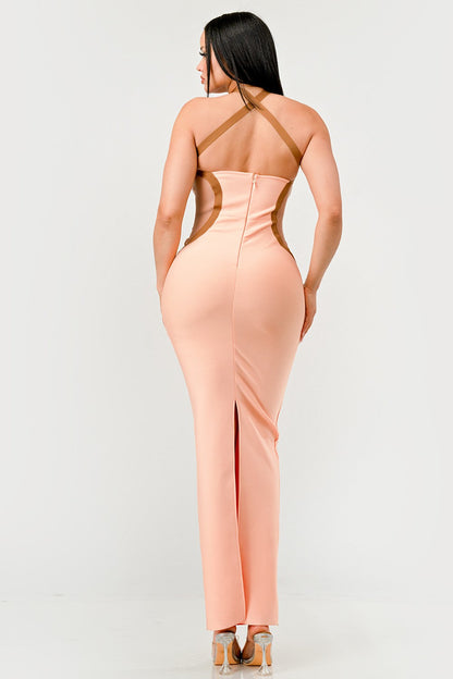 Peaches and Cream Infinity Gown Bandage Dress - MeeeShop Women's Fashion