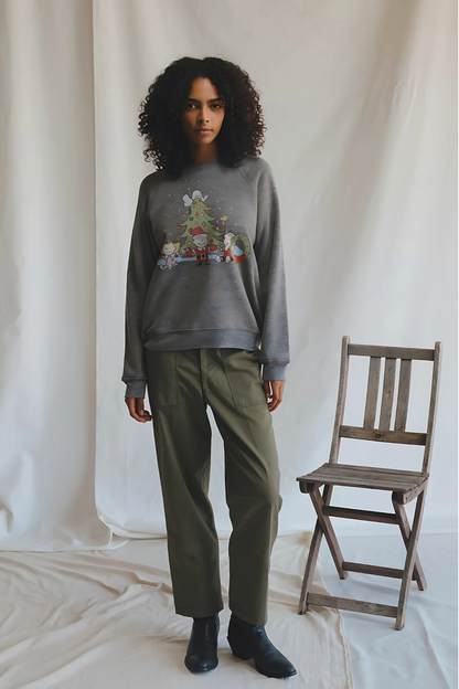 Peanuts Christmas Sweatshirt view 7 - Peanuts Christmas Sweatshirt Womens (top)