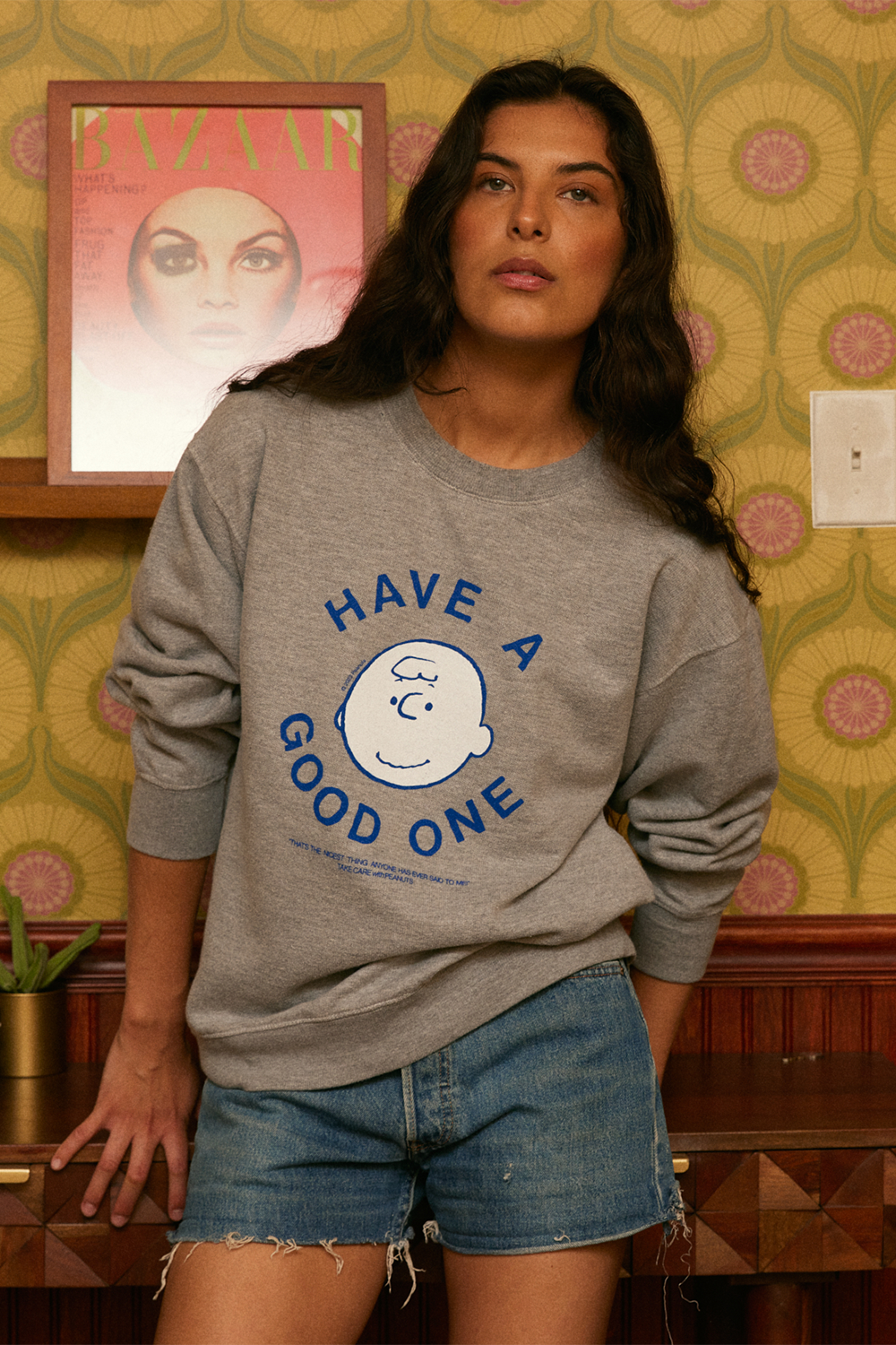 Peanuts Have a Good One Authentic Vintage Sweatshirt in M view 2 (top)
