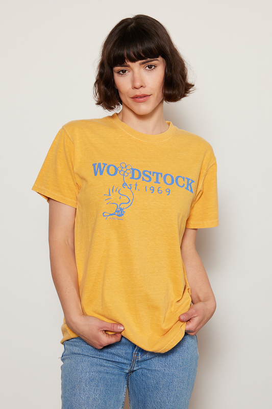 Peanuts Woodstock 1969 Tee in XS - Snoopy Woodstock Tee (top)