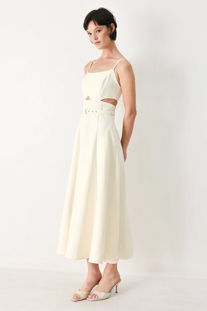 pearl moon woven Pearl Moon Woven Midi Dress view 12 (dress) - shop at us.meeeshop