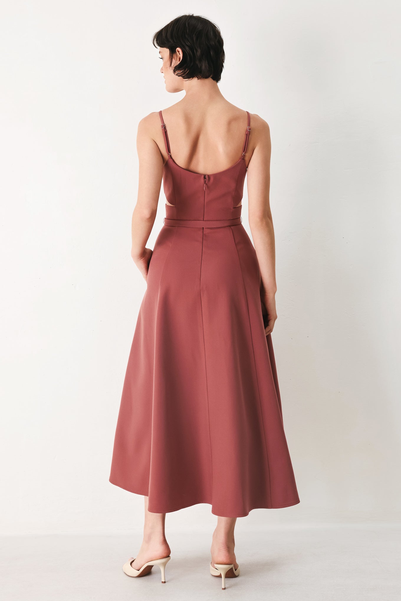 pearl moon woven Pearl Moon Woven Midi Dress view 7 (dress) - shop at us.meeeshop