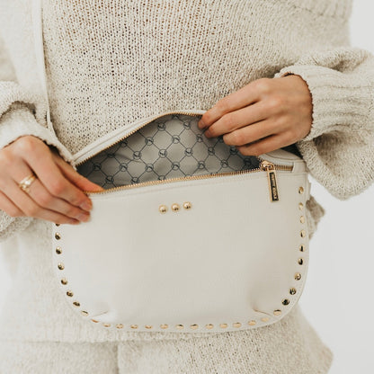 Pebbled Sabrina Studded Bum Bag view 7