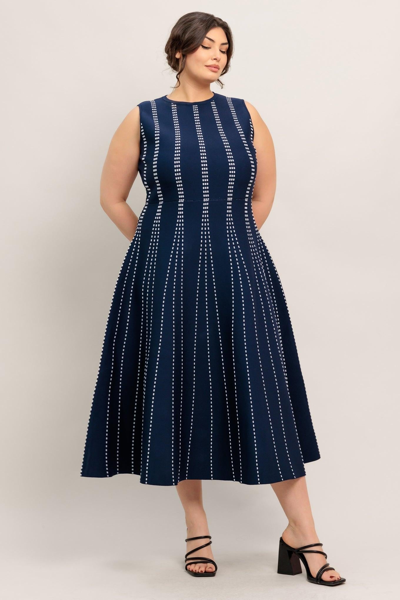 Perfectly Poised Jacquard Sweater Midi Dress view 24 - Perfectly Sweatshirt