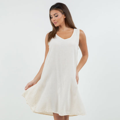 Peyton Dress 100% Cotton Gauze in 0 (XS/S) view 2 - Peyton 100 Cotton Maxi Dress