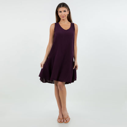 Peyton Dress 100% Cotton Gauze in 0 (XS/S) view 4 - Peyton 100 Cotton Maxi Dress