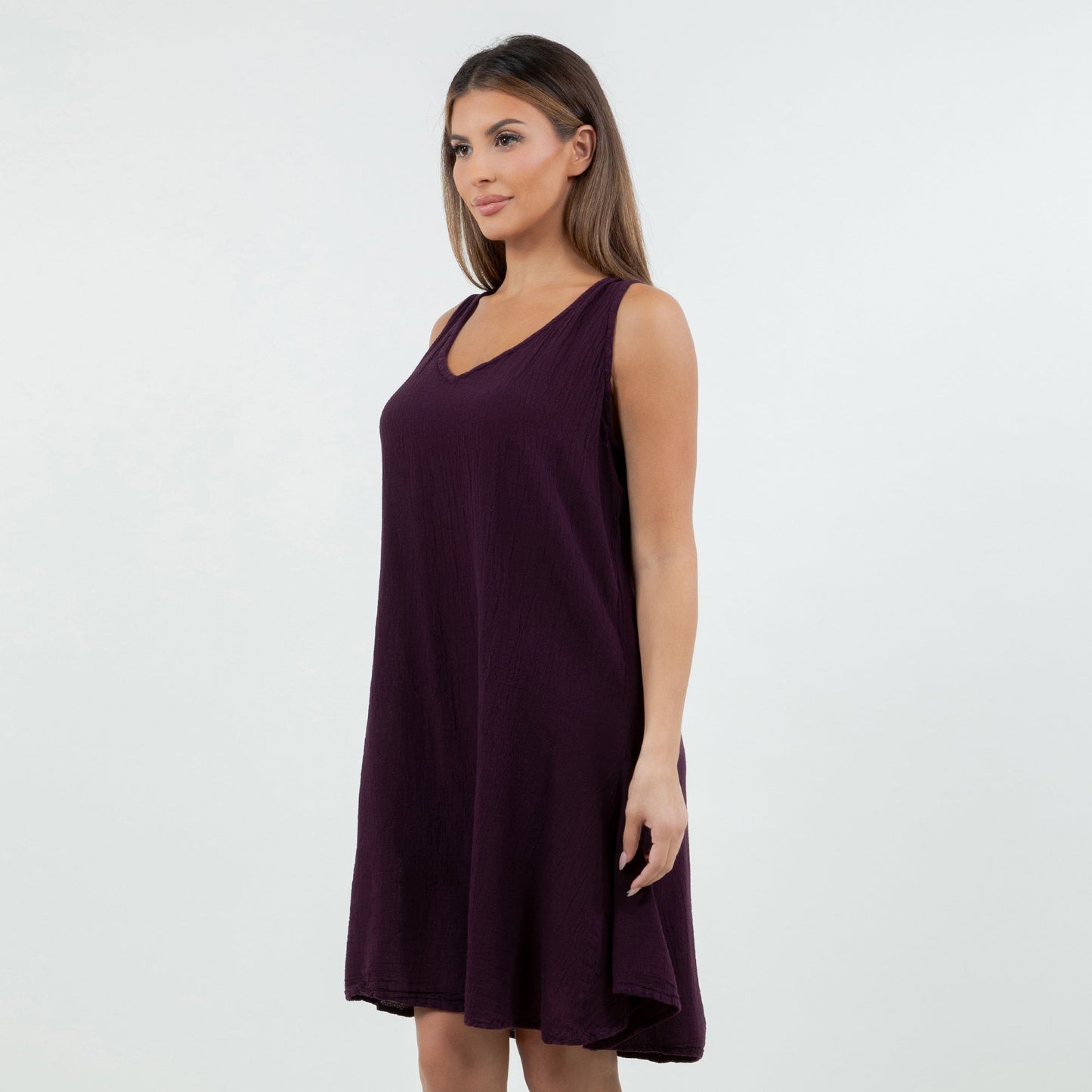 Peyton Dress 100% Cotton Gauze in 0 (XS/S) view 5 - Peyton 100 Cotton Maxi Dress