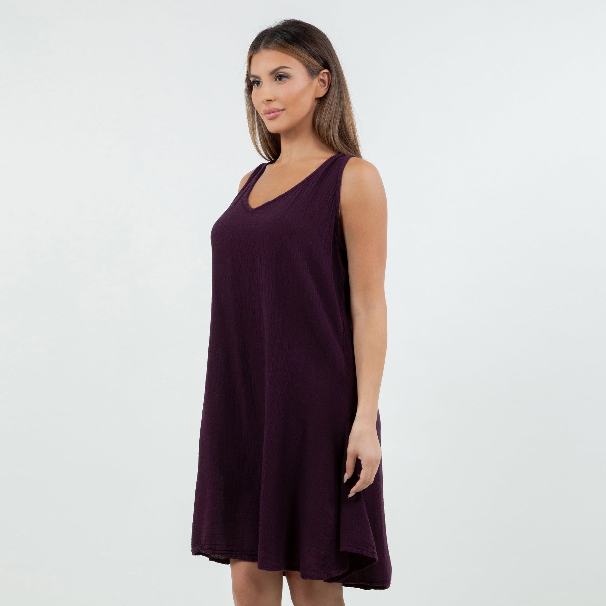 Peyton Dress 100% Cotton Gauze in 0 (XS/S) view 5 - Peyton 100 Cotton Maxi Dress