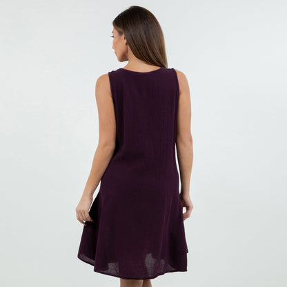 Peyton Dress 100% Cotton Gauze in 0 (XS/S) view 7 - Peyton 100 Cotton Maxi Dress