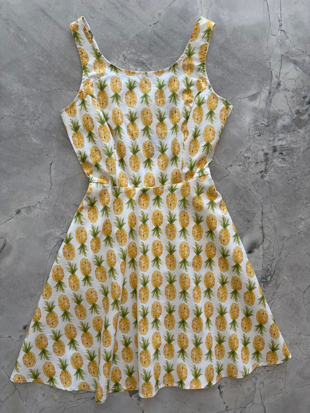 Pineapple Skater Dress XL view 5 (dress) - skater dress, pineapple skater dress - shop at us.meeeshop