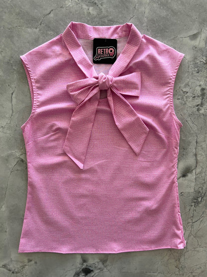 Pink Dot Bow Top in L view 3 - Pink Dot At Top Of Apple Watch