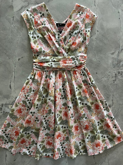 Pink Floral Greta Dress in XL view 5 - Pink Floral Dresses For Women