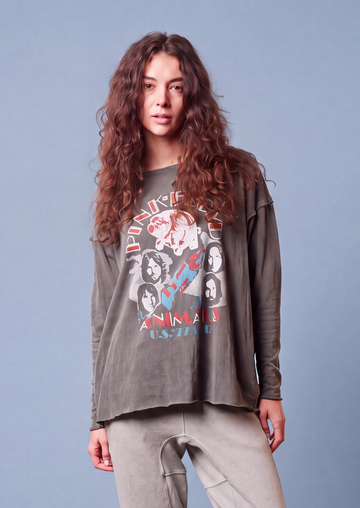 Pink Floyd Animals Long Sleeve Top in XS - Pink Floyd Top Hits