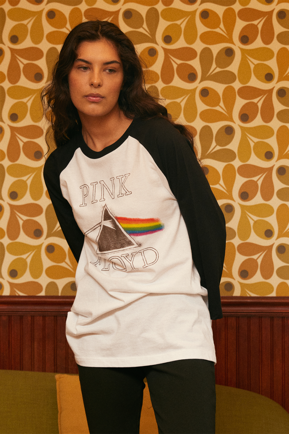 Pink Floyd Long Sleeve Baseball Tee XL view 3 (top) - pink floyd tee shirts, pink floyd tee shirt mens, - shop at us.meeeshop