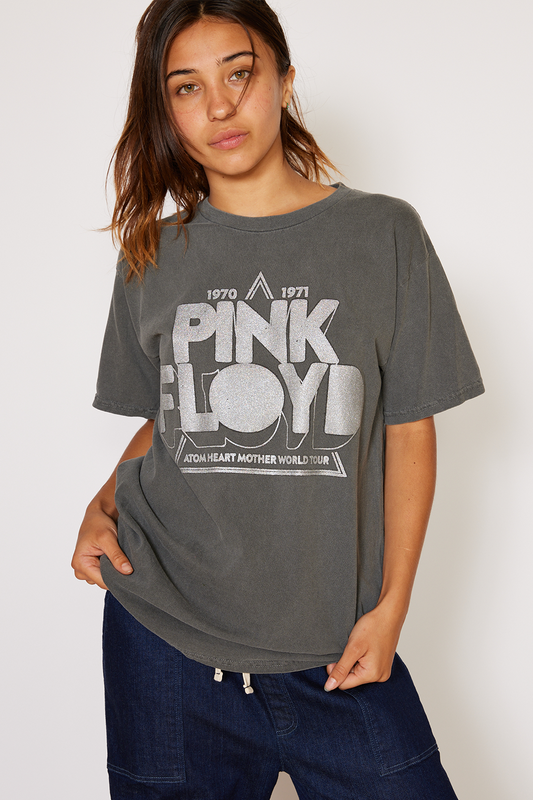 Pink Floyd World Tour Glitter Tee in S view 2 - Pink Floyd Tee Shirts (top)