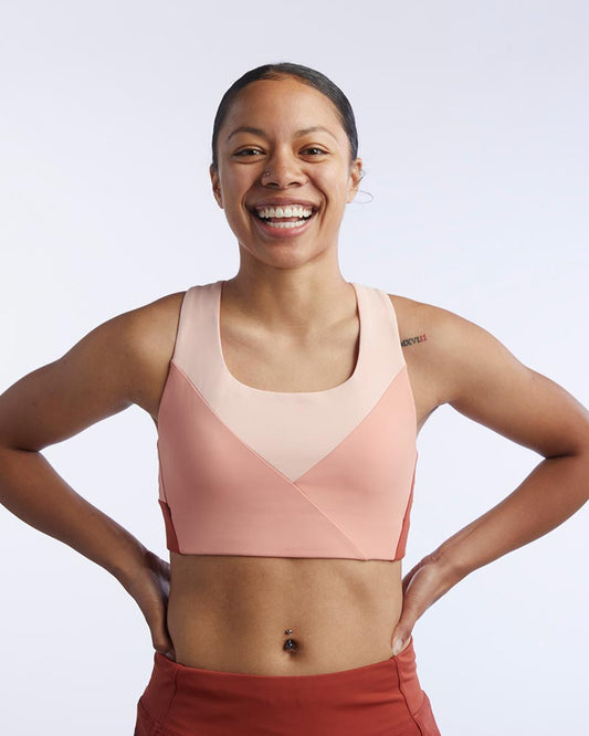 Pionxr Bra Top in Rose Cinnabar Nectar - Pioneer Bra