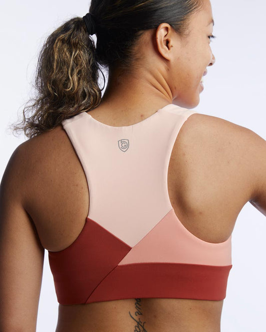 Pionxr Bra Top in Rose Cinnabar Nectar view 2 - Pioneer Bra