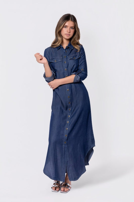 Piper Dress (blue) in XS - Piper Blue Dress Myer