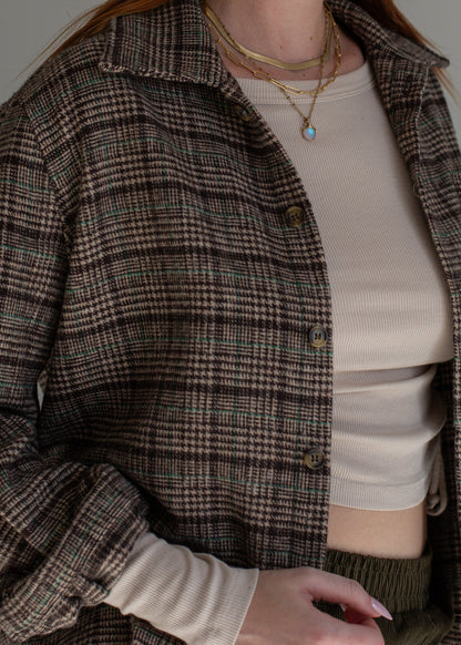 Plaid Chore Jacket in M view 2 - Plaid Chore Jacket Women (layer)
