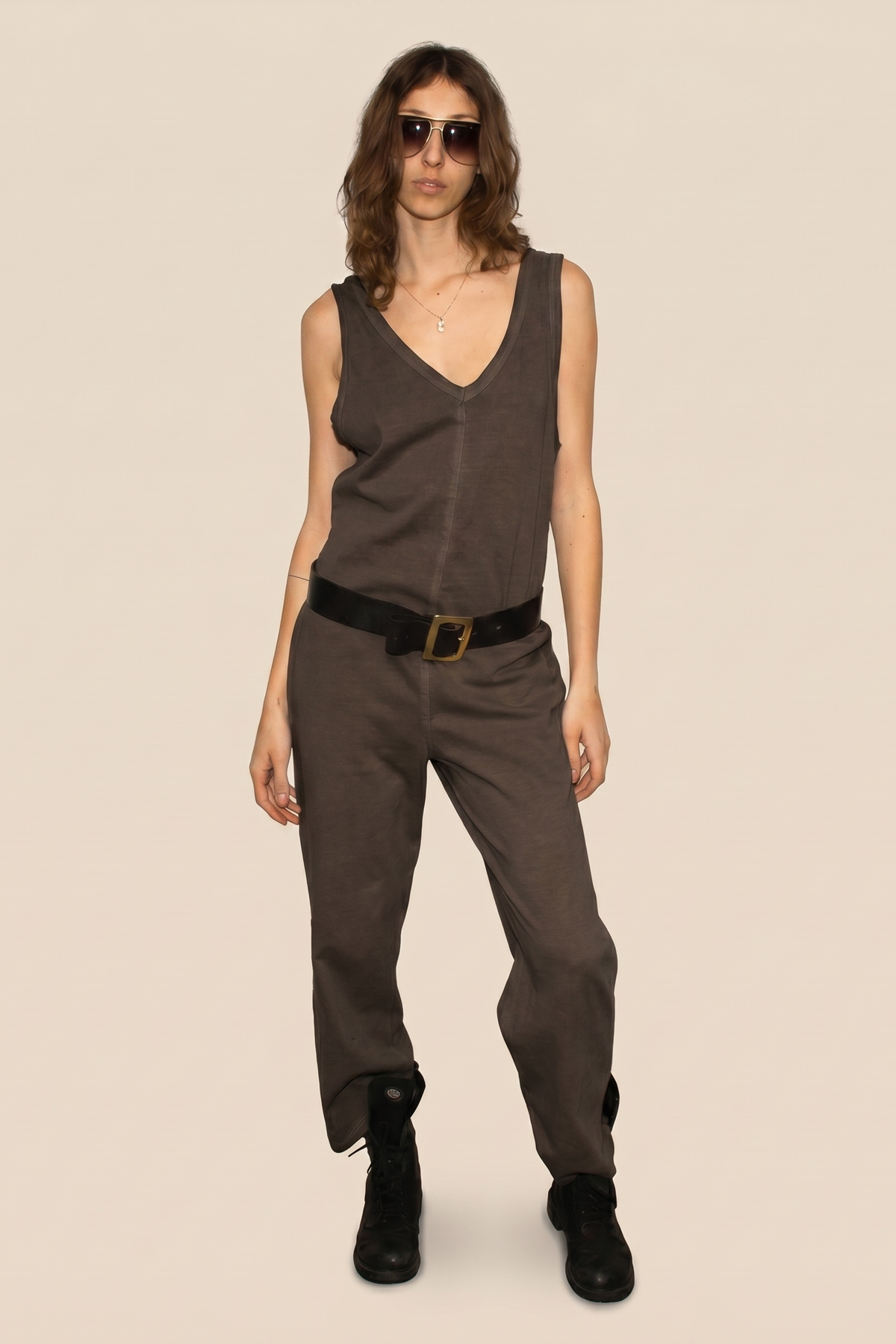 Playa Jumpsuit - Vintage Black in XS - Black Jumpsuit (one-piece)