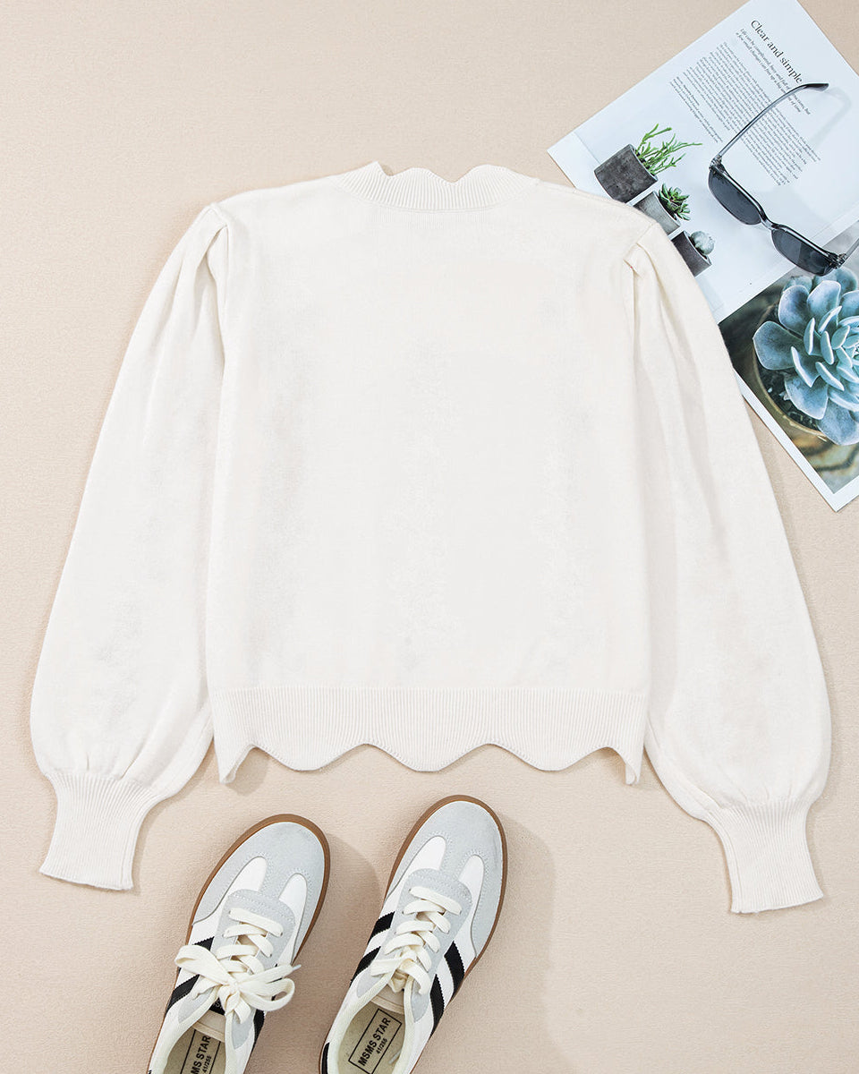 Polly Sweater view 9 (layer) - pol pullover sweater, pol popcorn sweater, pol sweater shirt - shop at us.meeeshop