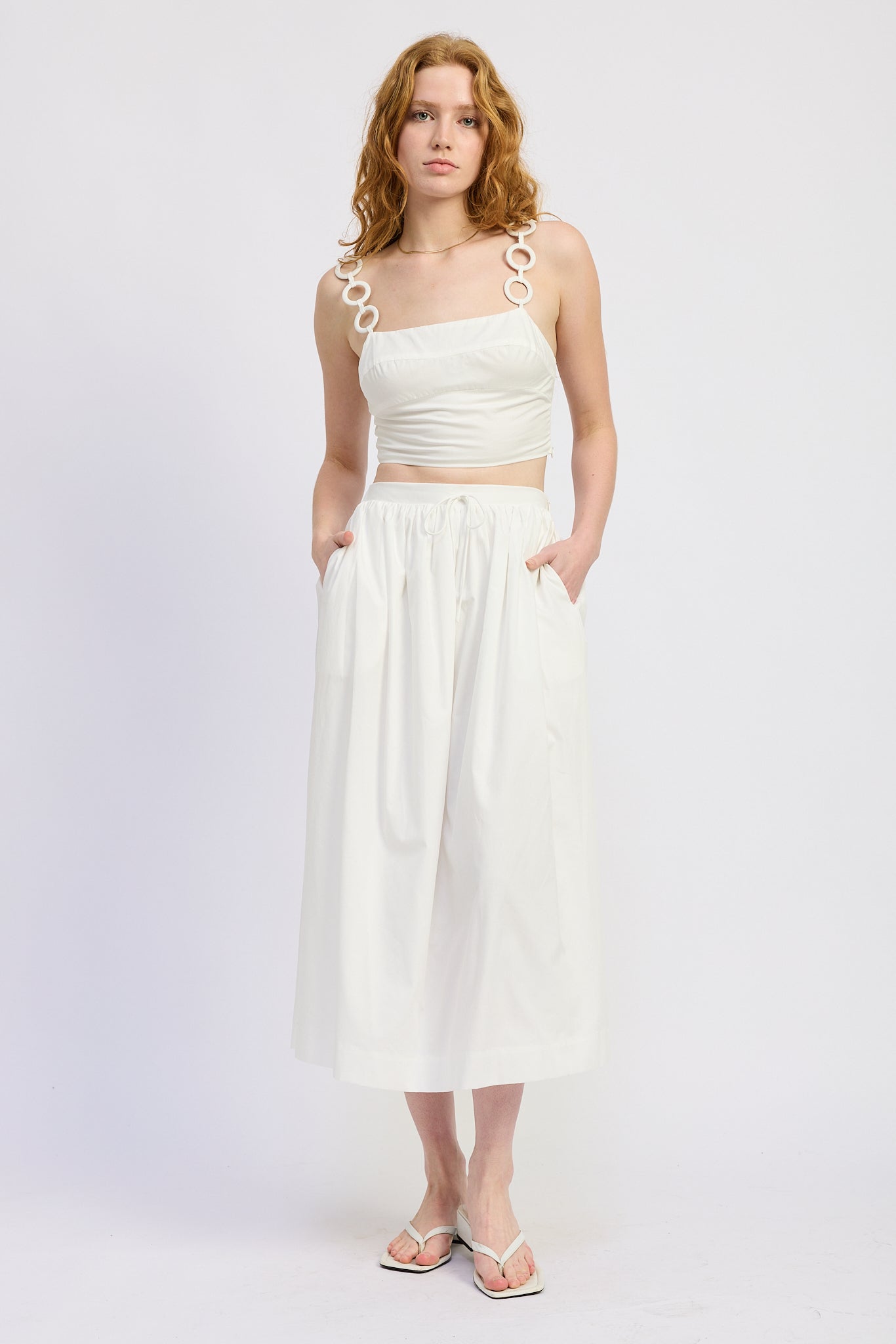 Poppy Midi Skirt in White view 5 - Poppy Midi Dress