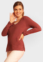 Power Vee 'sweater' Sweatshirt - Wine