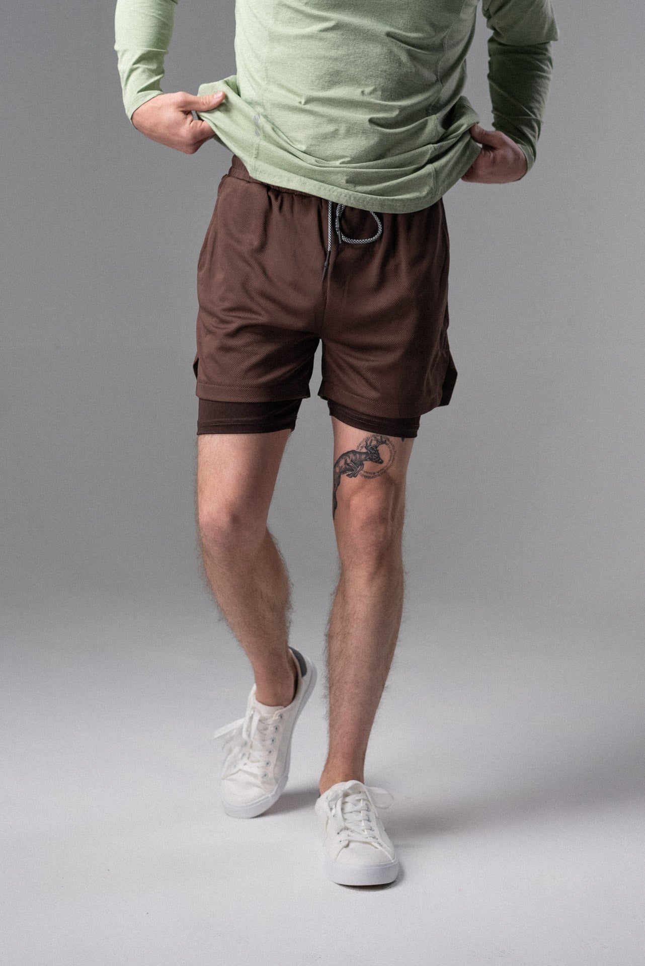 Powerful Shorts in Army Green view 11 (bottom)