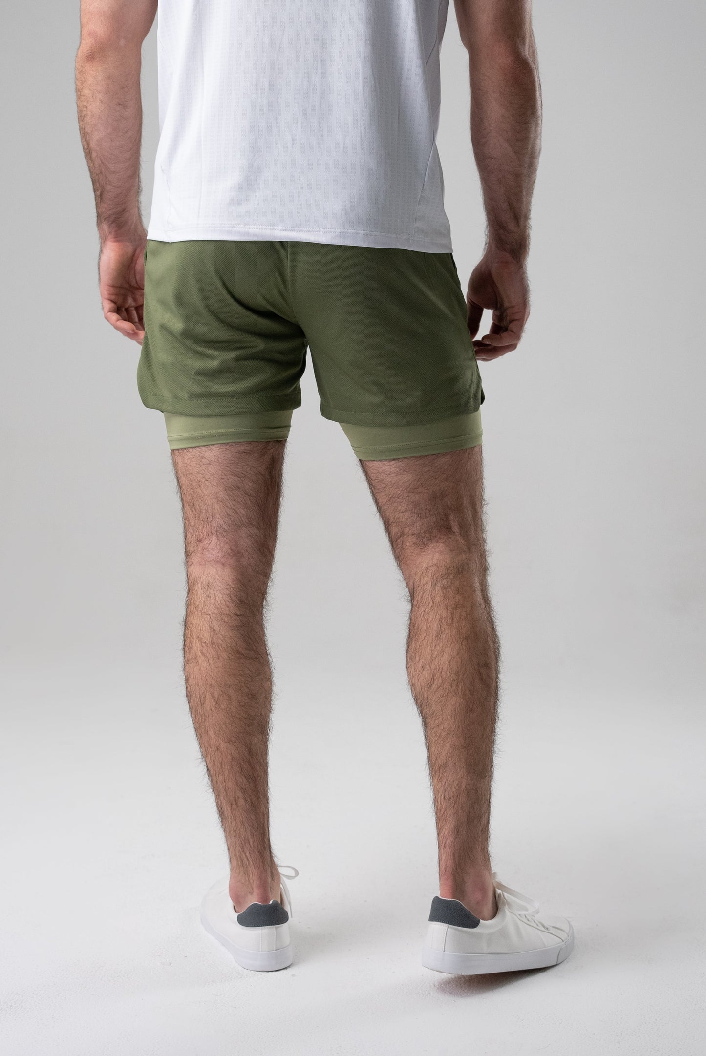 Powerful Shorts in Army Green view 8 (bottom)