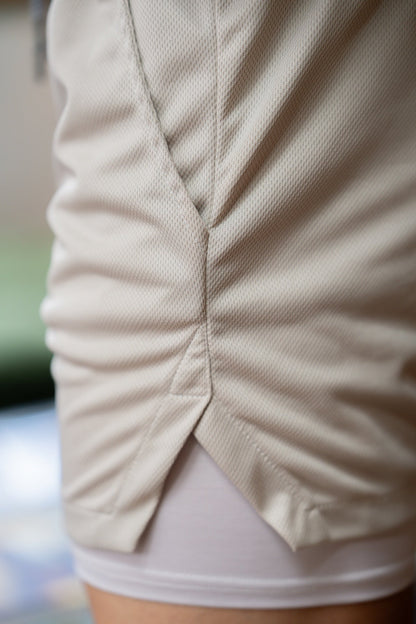 Powerful Shorts in Oatmeal view 4 (bottom)