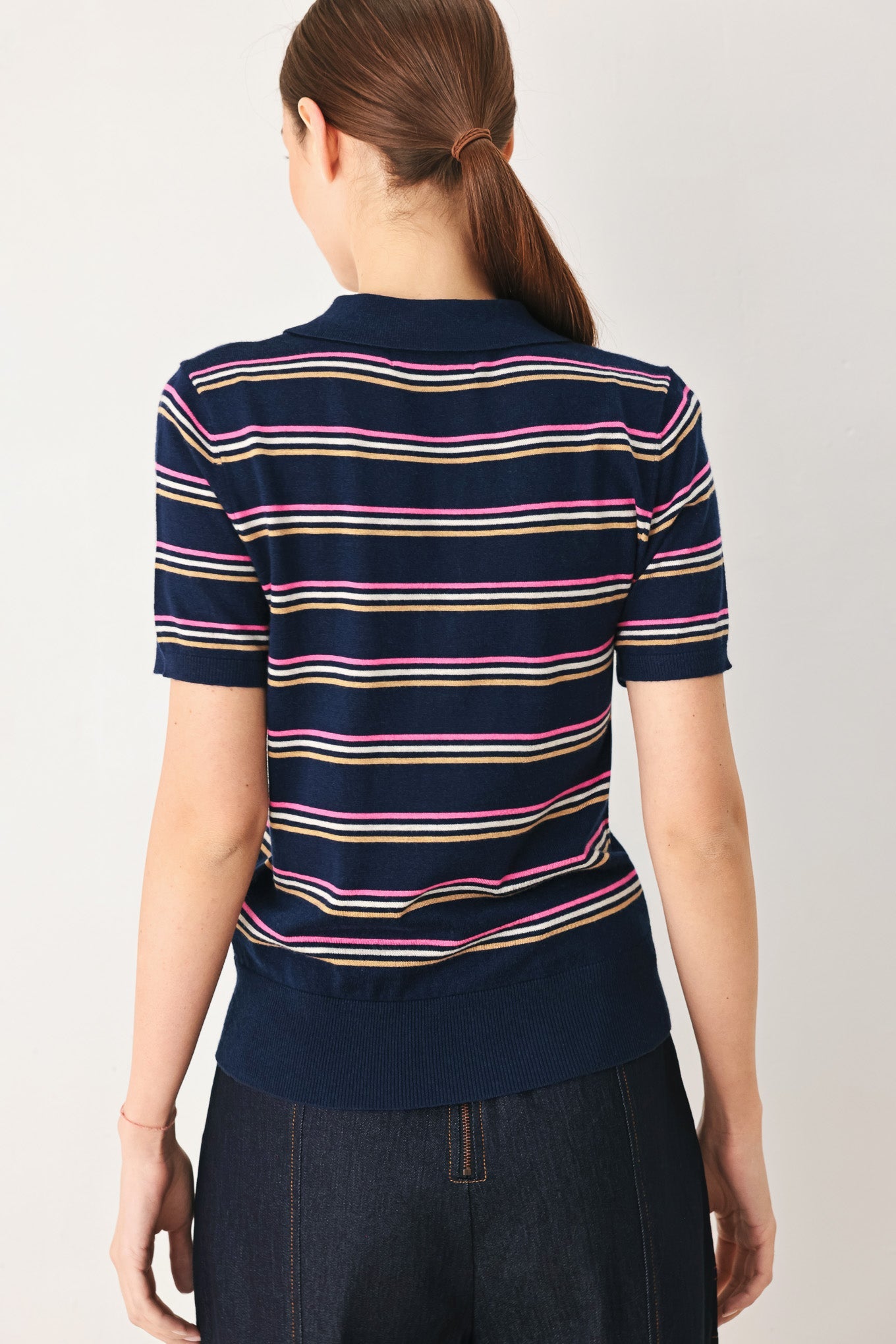 Pretty in Paradise Polo Top view 7 - Pretty Good Top